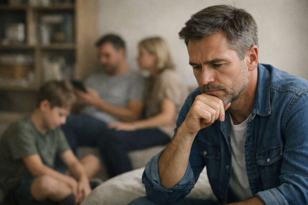 La blessure paternelle ne se limite pas à l’absence physique du père. Elle renvoie plus largement à une carence de la fonction paternelle, entendue comme rôle psychique structurant : poser un cadre, sécuriser, reconnaître l’enfant et soutenir sa légitimité intérieure.