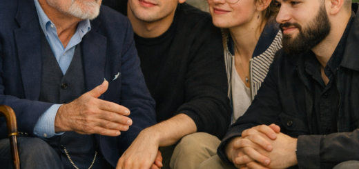 Trois de mes enfants et moi