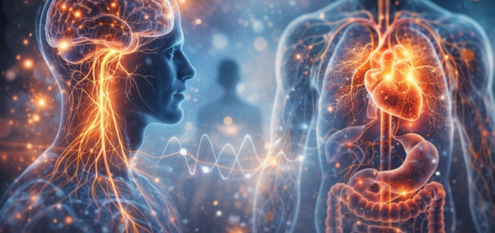 Le nerf vague joue un rôle clé dans la régulation émotionnelle, mais il ne suffit pas à lui seul. Cet article propose une vision Corps-Conscience intégrative, basée sur l’interaction entre le cerveau, le système nerveux autonome et les systèmes physiologiques du corps, pour une régulation durable et globale de l’anxiété et du stress. Dr Jean-Victor Belmère