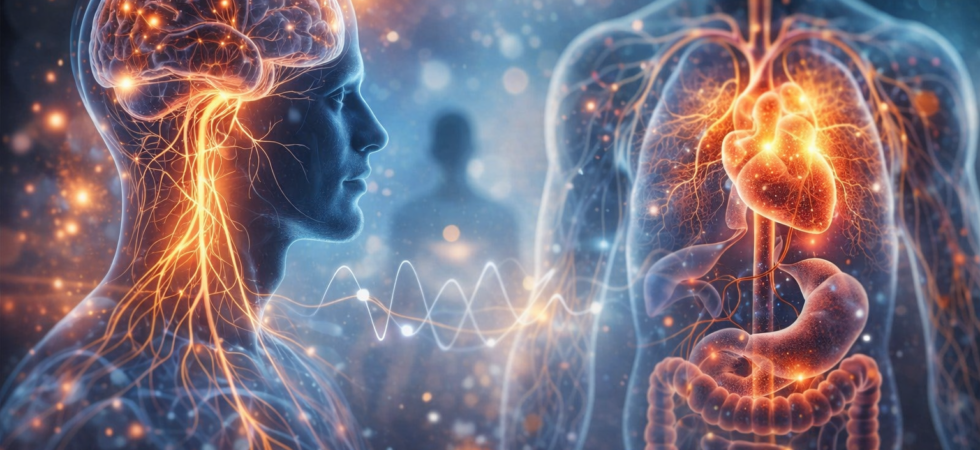 Le nerf vague joue un rôle clé dans la régulation émotionnelle, mais il ne suffit pas à lui seul. Cet article propose une vision Corps-Conscience intégrative, basée sur l’interaction entre le cerveau, le système nerveux autonome et les systèmes physiologiques du corps, pour une régulation durable et globale de l’anxiété et du stress. Dr Jean-Victor Belmère
