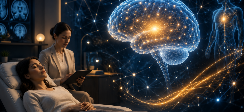Et si la transformation thérapeutique dépendait moins des mots que de l’état du système nerveux qui les reçoit ? Les neurosciences révèlent aujourd’hui l’importance du nerf vague, de la régulation autonome et de la neuroplasticité dans les processus de changement. Découvrez comment l’Hypnothérapie Corps-Conscience® propose une lecture moderne et scientifique de l’hypnose thérapeutique.