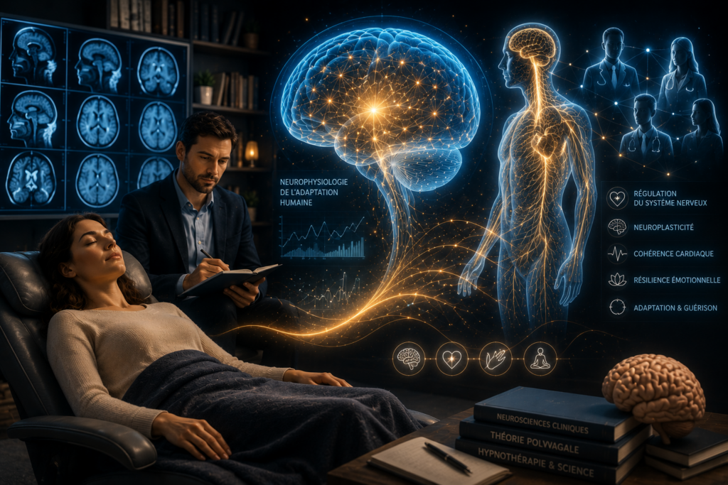 L’avenir de l’hypnothérapie repose probablement moins sur la puissance des suggestions que sur la compréhension des mécanismes neurophysiologiques de l’adaptation humaine. Une réflexion destinée aux professionnels de santé, thérapeutes et passionnés de neurosciences.